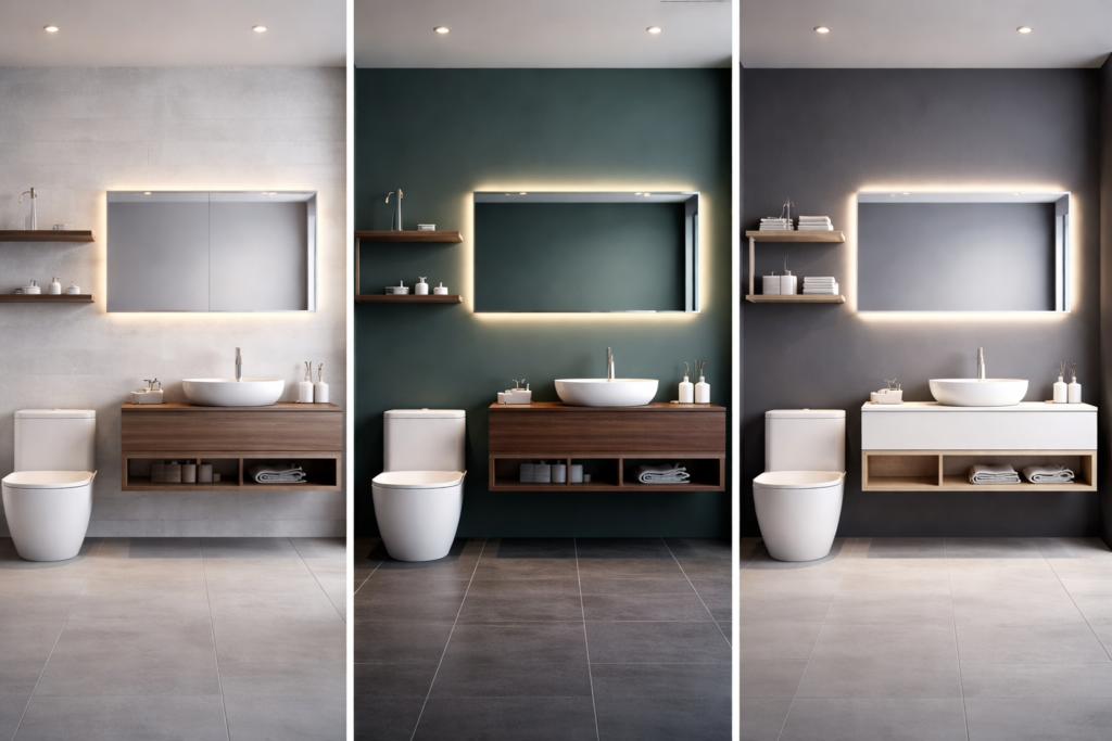 Premium sanitary ware in UAE by Flow Expert featuring modern bathroom fittings