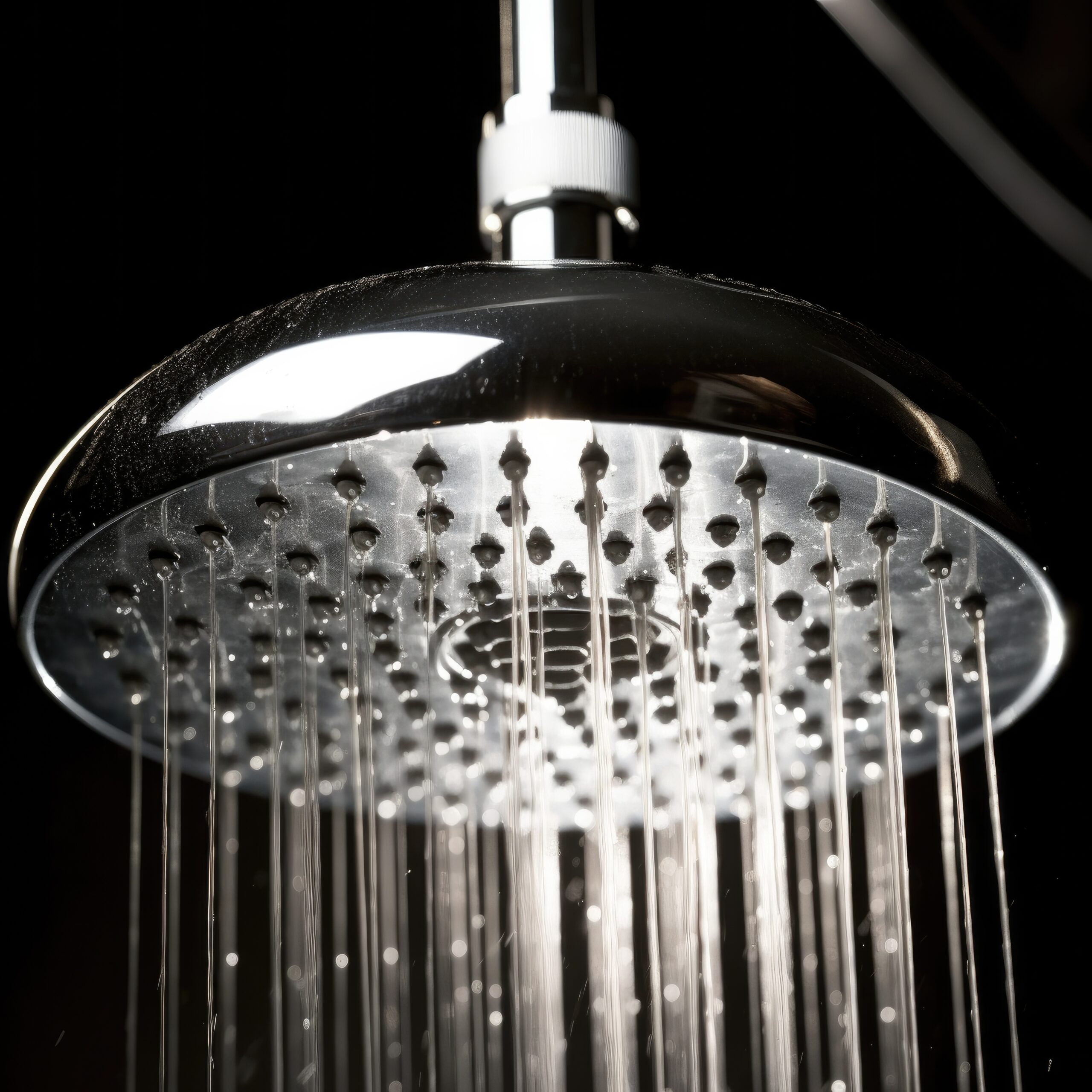 close up metallic shower (1)